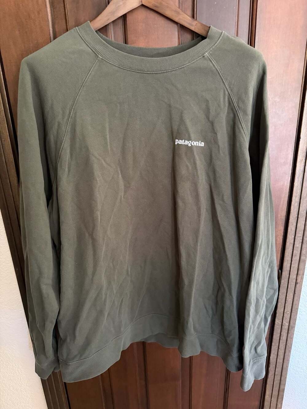 Patagonia Organic Cotton Logo Crewneck Sweatshirt XL